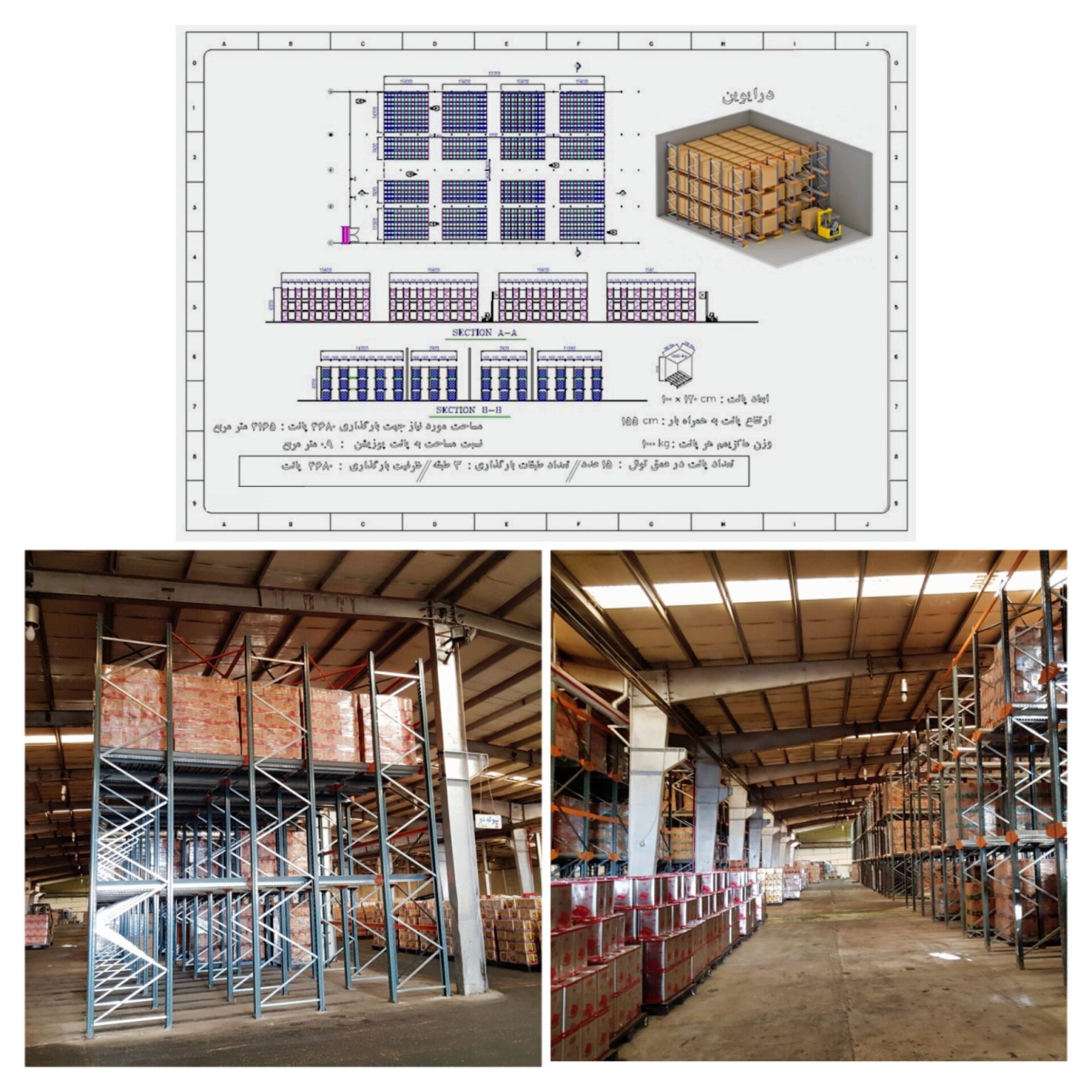 مشاوره و طراحی دو انبار جهت انبارش پالت روغن¬های خوراکی تحت تکنولوژی ¬های drive-in و flow-rack و مشاوره استقرار سیستم ردیابی کالا از طریق نرم ¬افزار و سخت افزار هندهلد – سال 1400 الی 1401 (PTL-29) مشاوره و طراحی دو انبار جهت انبارش پالت روغن¬های خوراکی تحت تکنولوژی ¬های drive-in و flow-rack و مشاوره استقرار سیستم ردیابی کالا از طریق نرم ¬افزار و سخت افزار هندهلد – سال 1400 الی 1401 (PTL-29)